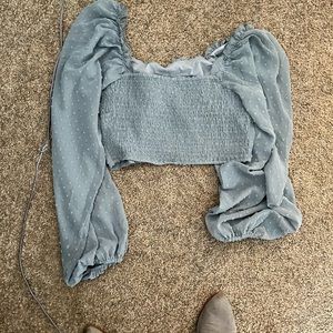 Crop top blouse